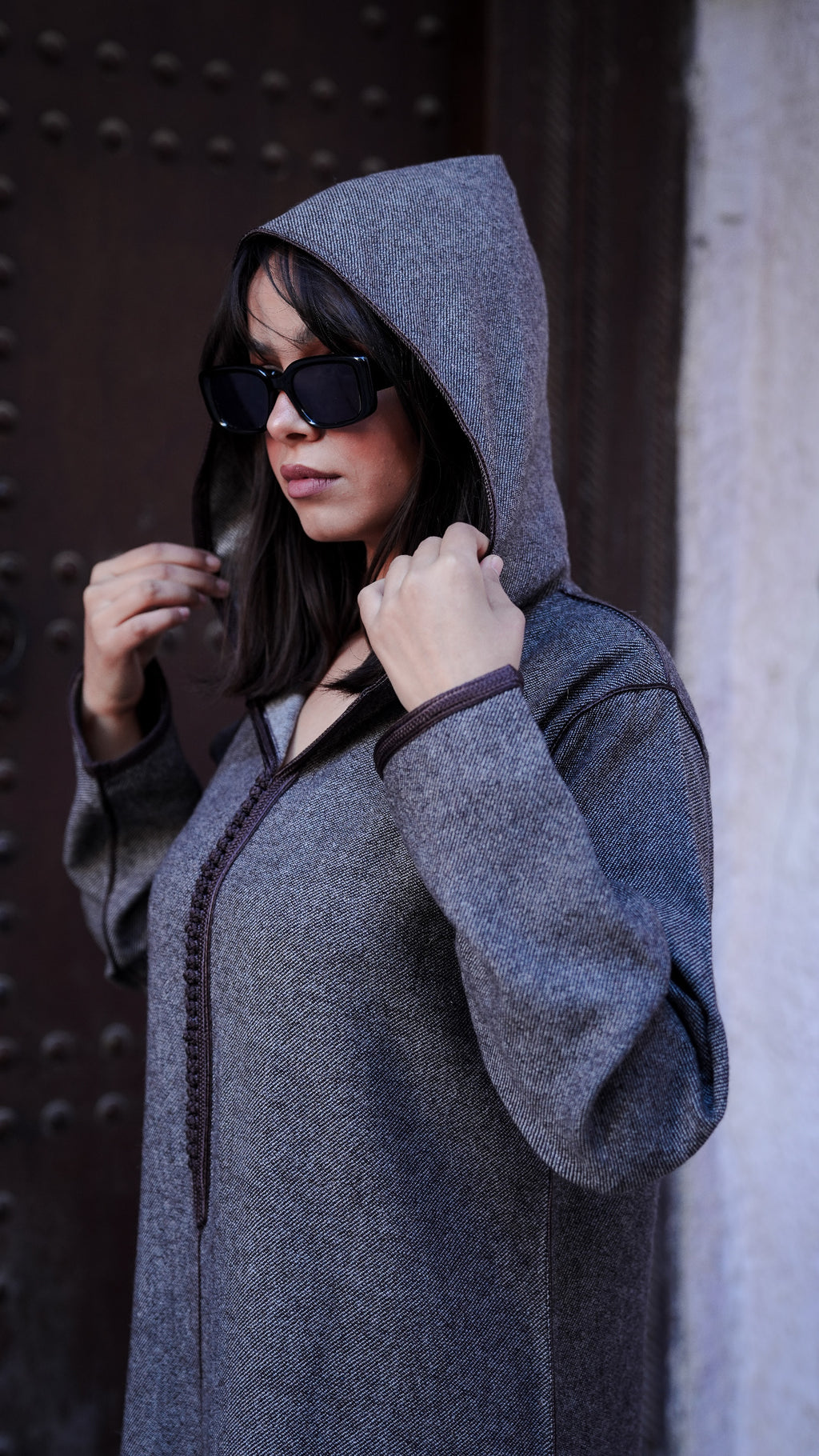 JELABA TWEED marron