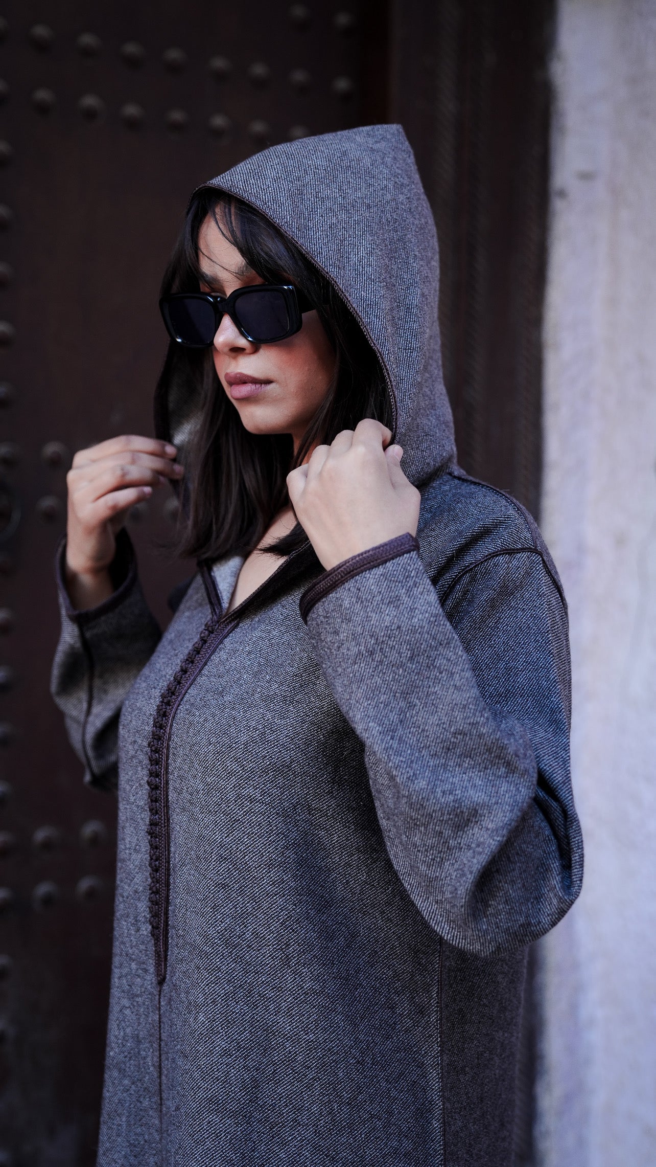 JELABA TWEED marron