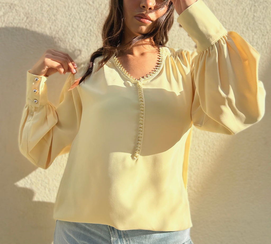 Blouse MONA jaune