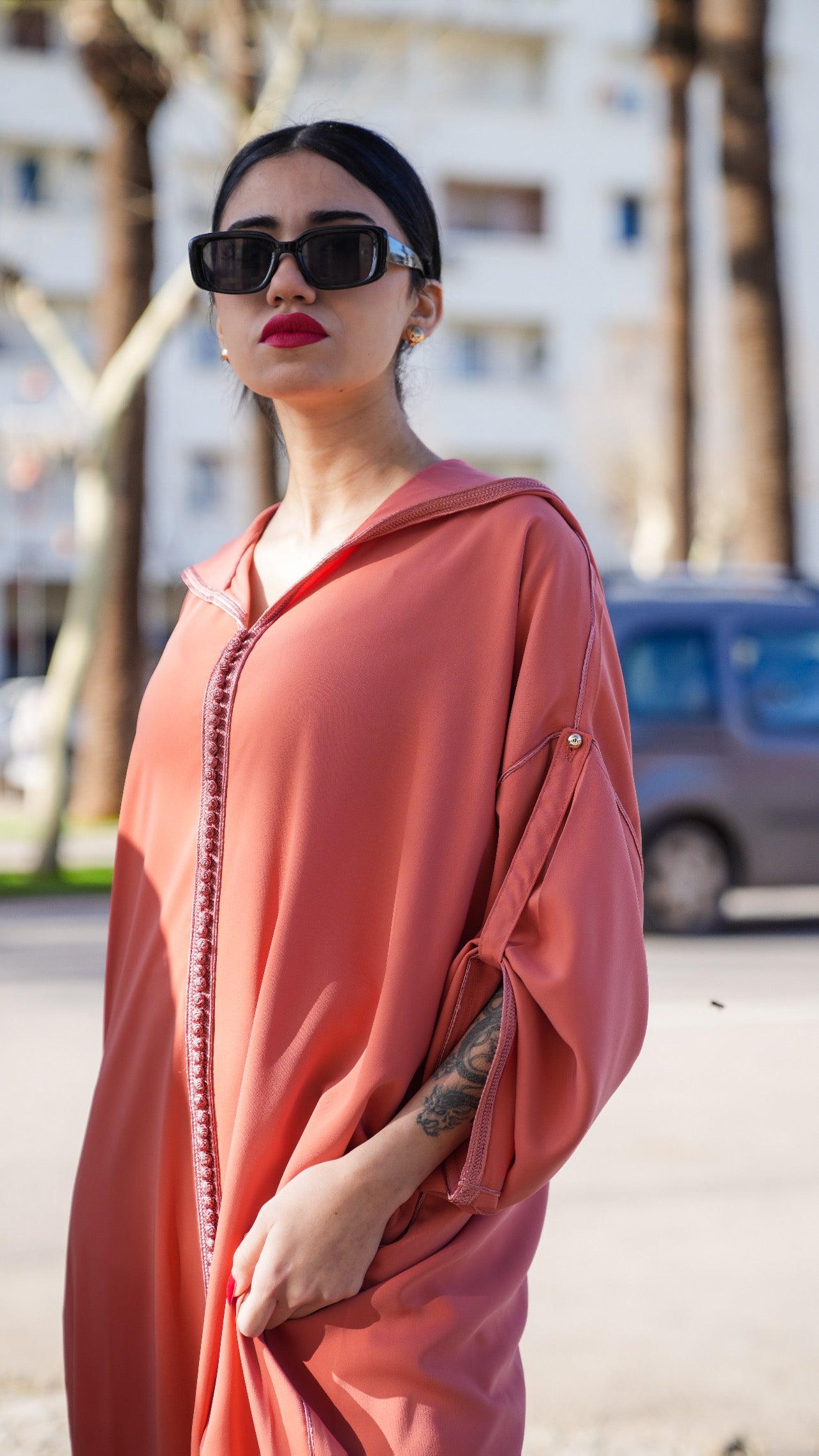 JELABA LEA orange terracotta