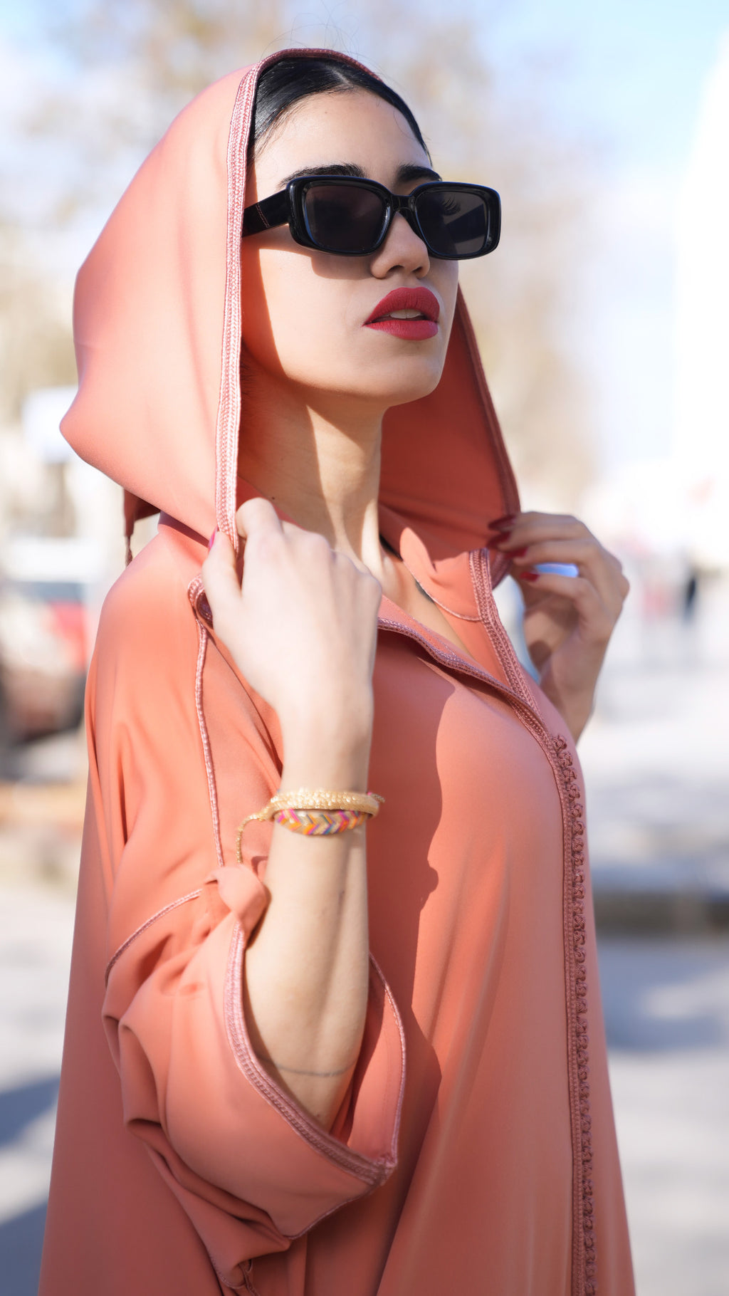 JELABA LEA orange terracotta