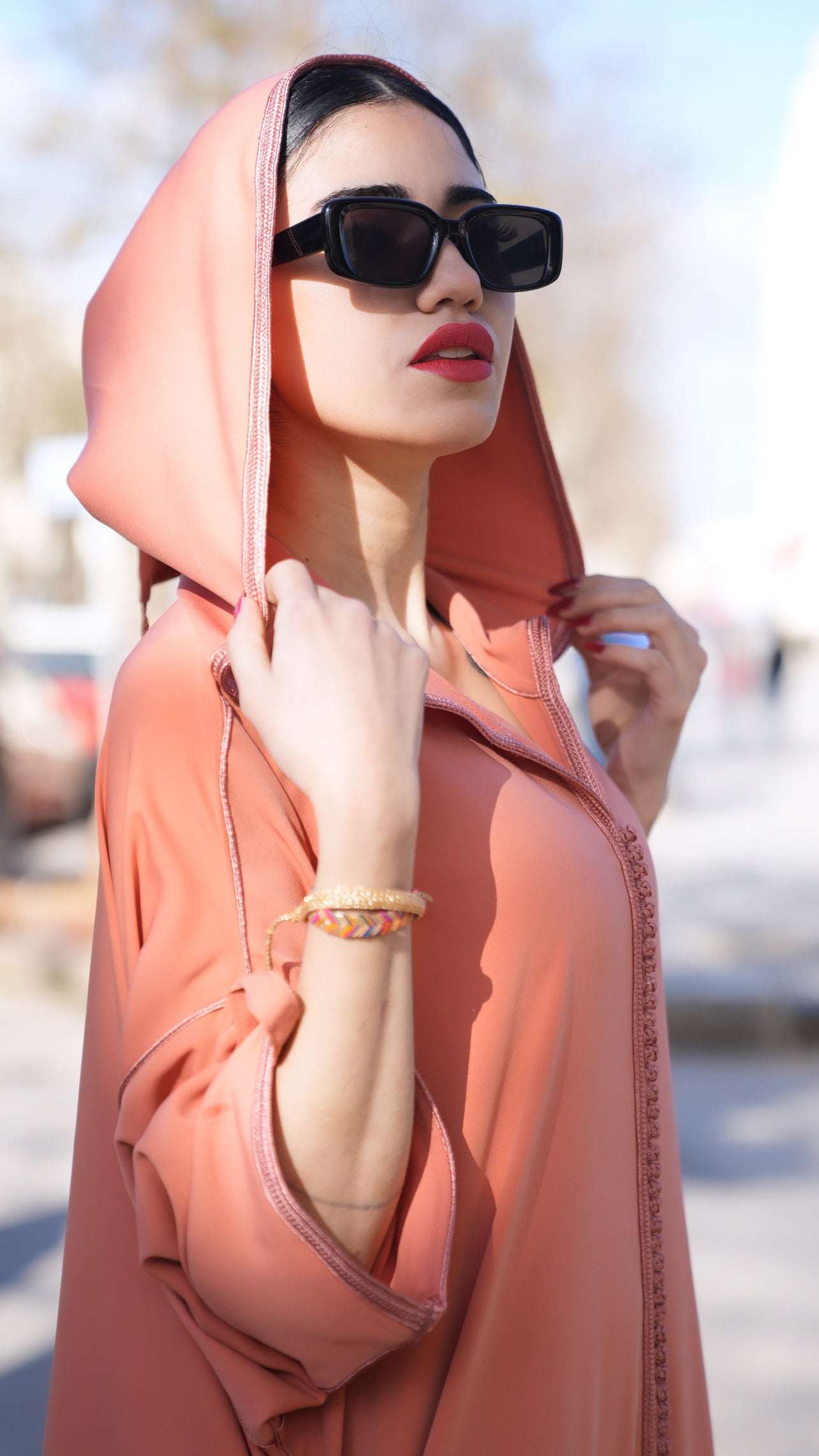 JELABA LEA orange terracotta