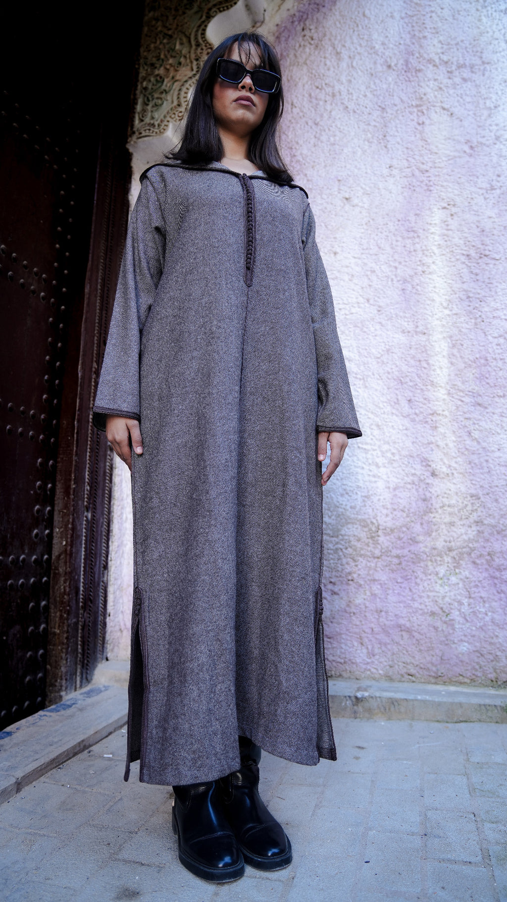 JELABA TWEED marron