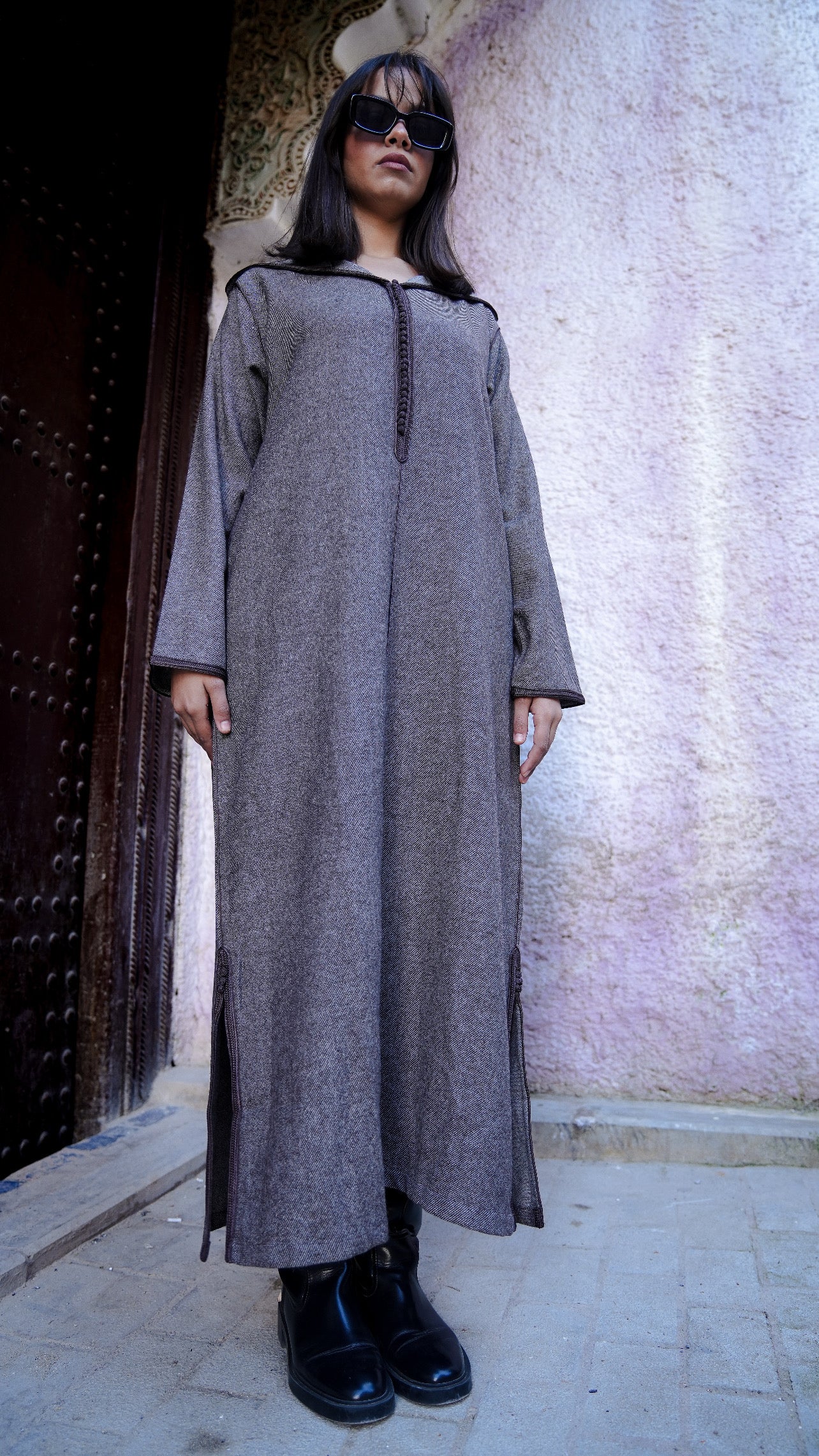 JELABA TWEED marron
