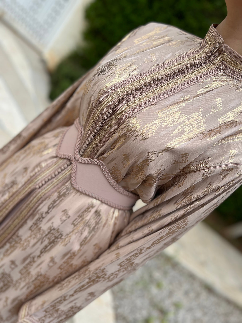 Caftan MAÏSSARA nude rosé