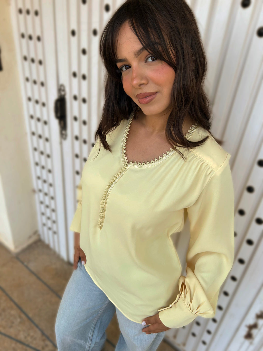 Blouse MONA jaune