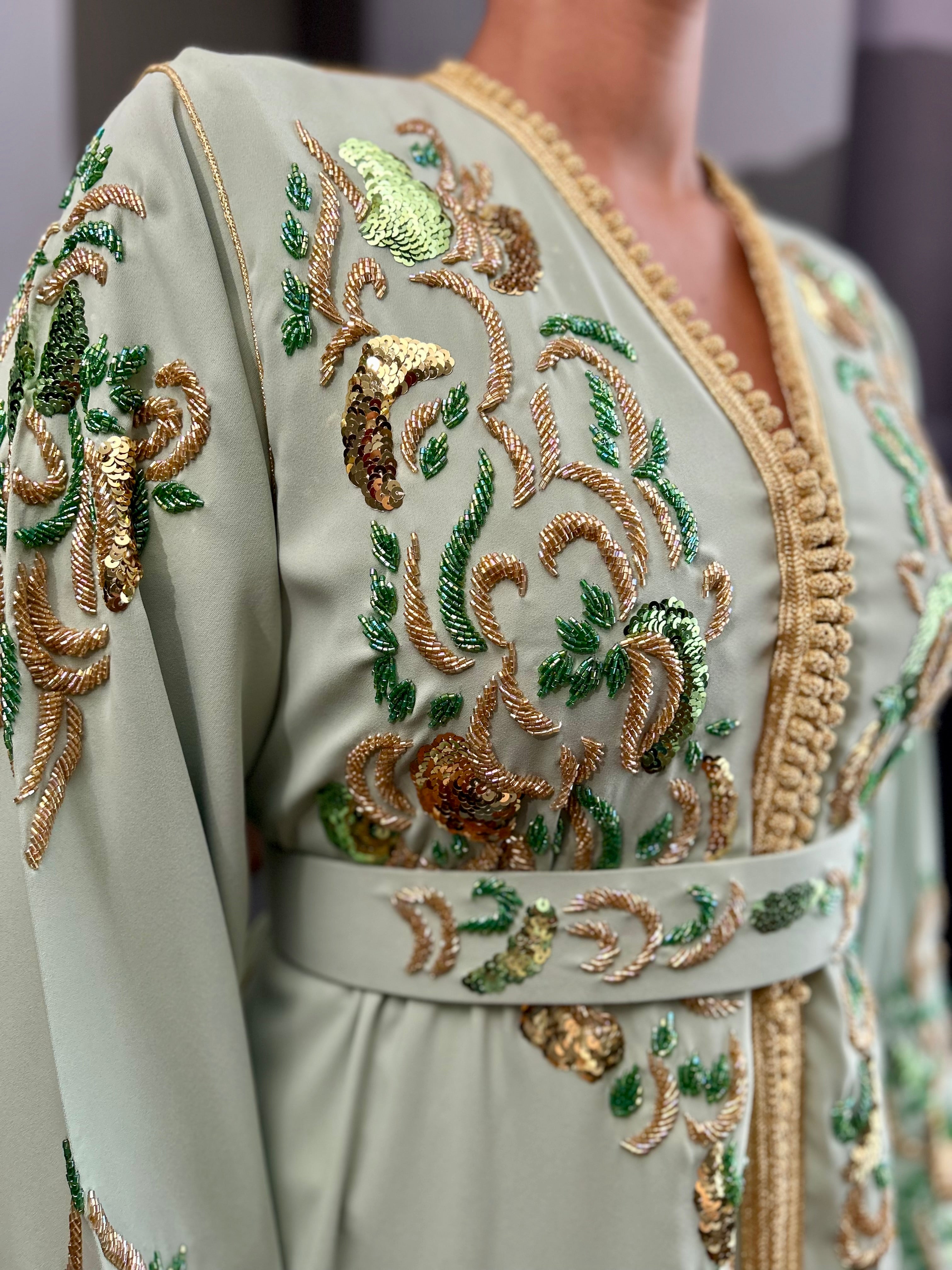 Caftan LAYLA vert