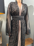 Caftan PERLA noir et nude