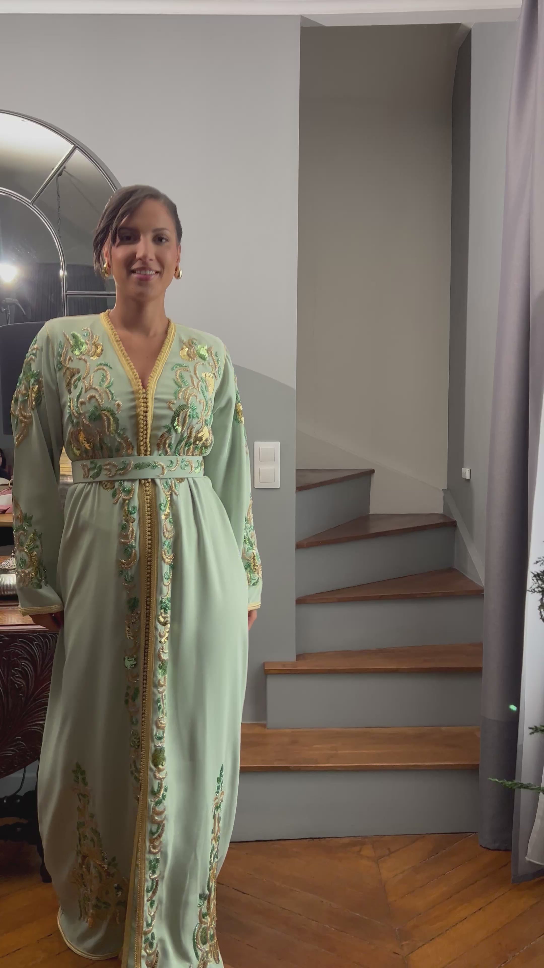 Caftan LAYLA vert